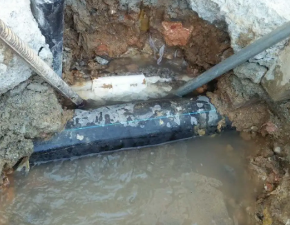 叶集测漏水之水管漏水